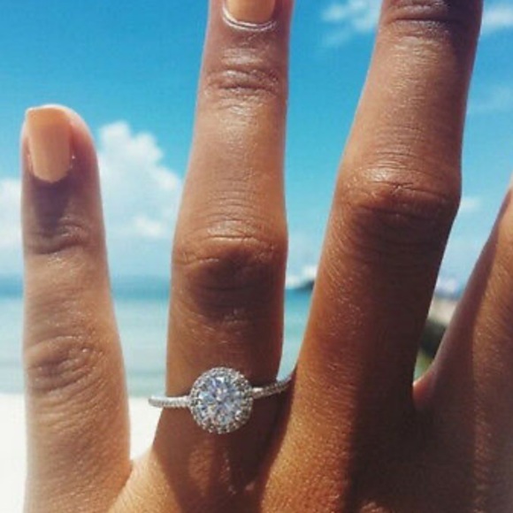 New 925 Sterling silver diamond 💍 ring - Picture 5 of 6